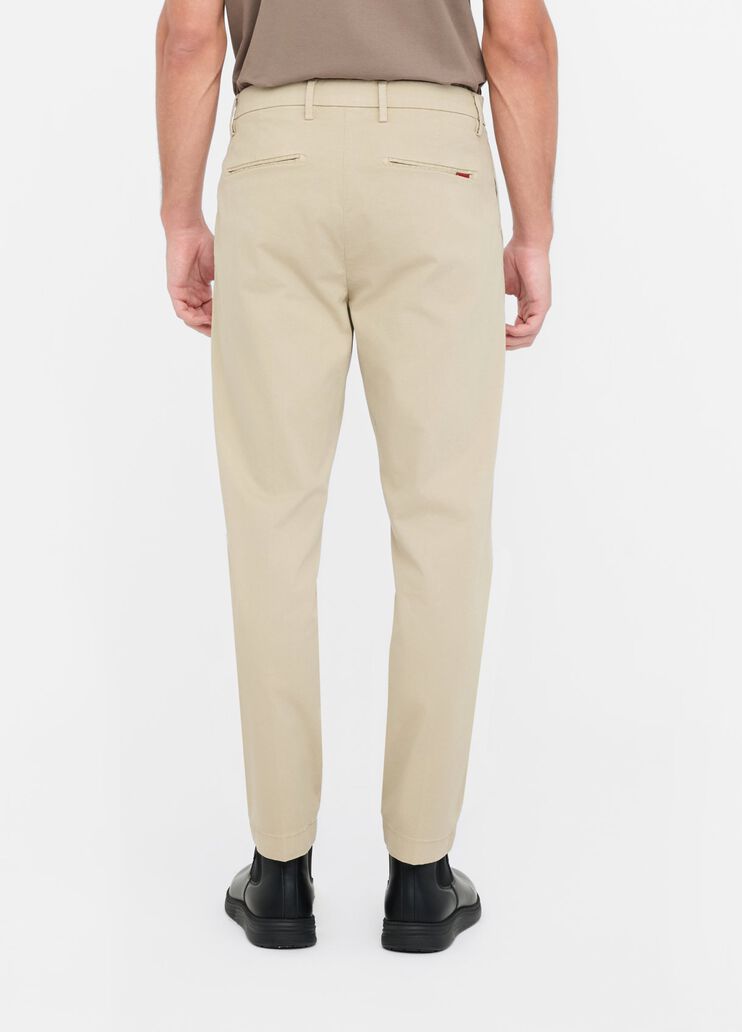Satin chinos with drawstring beige Liu Jo - large image number 1 Satin chinos with drawstring beige Liu Jo - large image number 1