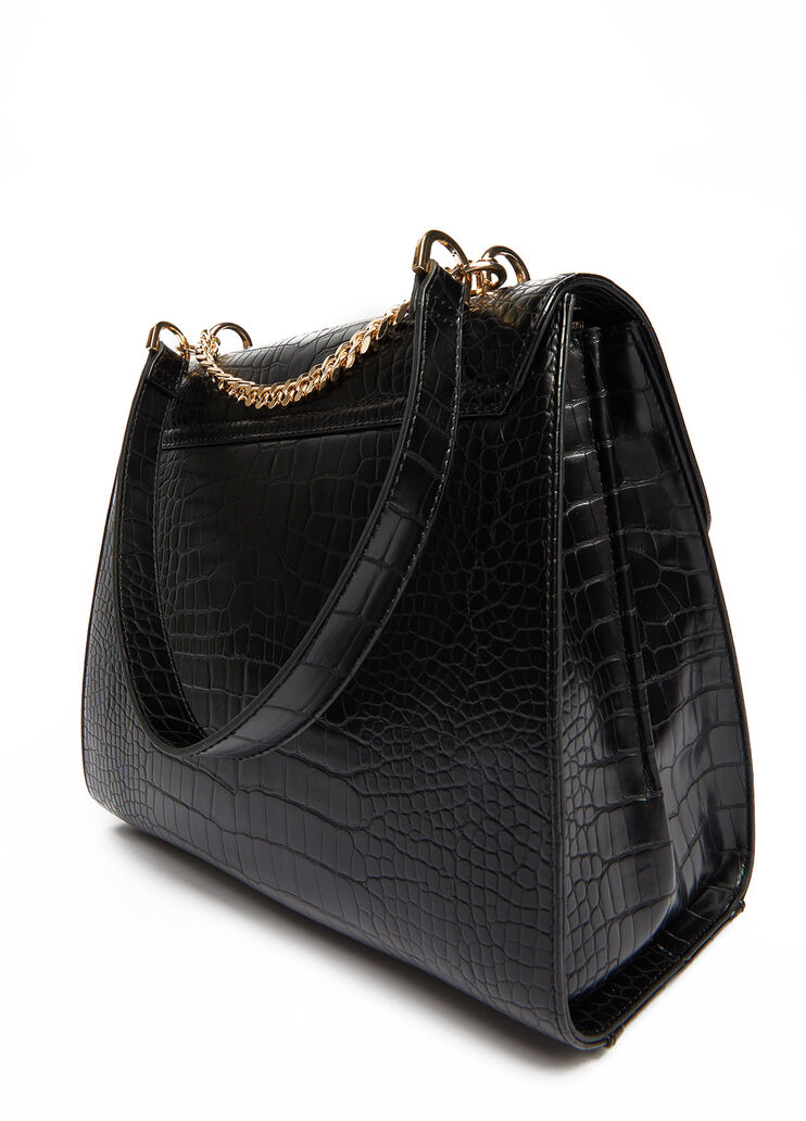 Tasche mit Krokoprägung Schwarz Liu Jo - large image number 1 Tasche mit Krokoprägung Schwarz Liu Jo - large image number 1
