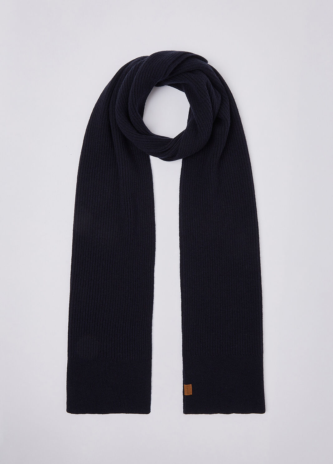 Scarf in wool and cashmere dark blue Liu Jo - large image number 0