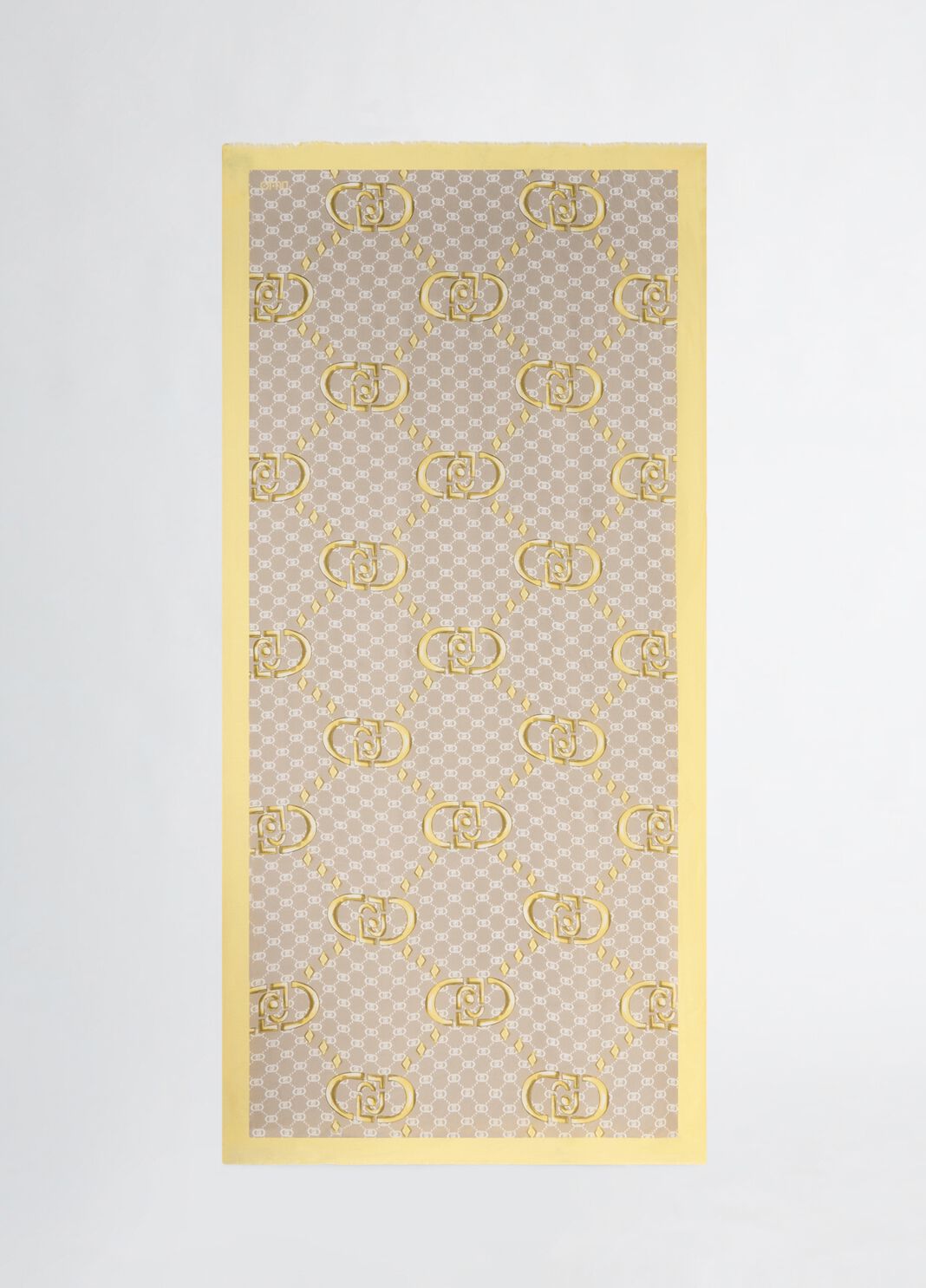 Stola mit Logo Hellgelb Liu Jo - large image number 2