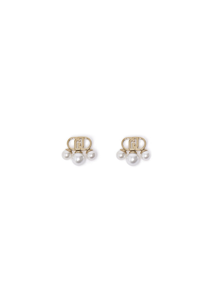 Pendientes con perlas color oro Liu Jo - medium