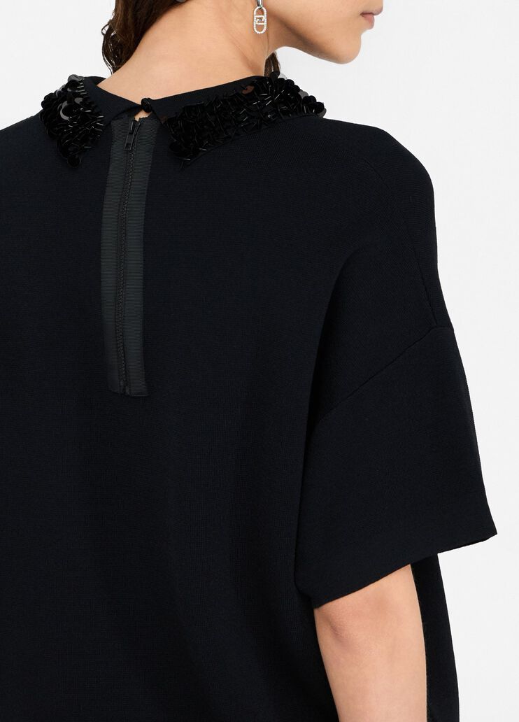 Jumper with sequins black Liu Jo - large image number 4 Jumper with sequins black Liu Jo - large image number 4