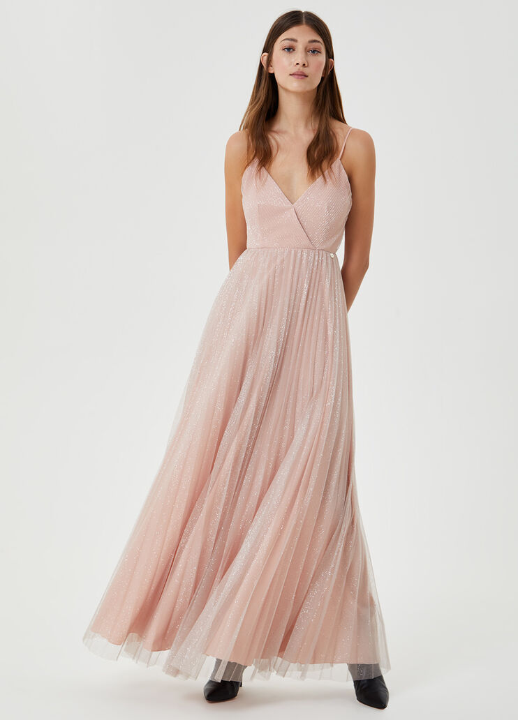 Long tulle dress Pink Liu Jo - large image number 0 Long tulle dress Pink Liu Jo - large image number 0