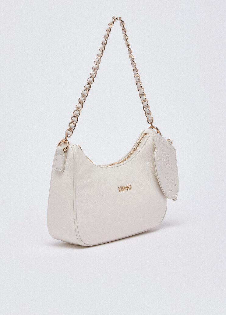 Small hobo bag with coin purse cream Liu Jo - large image number 1