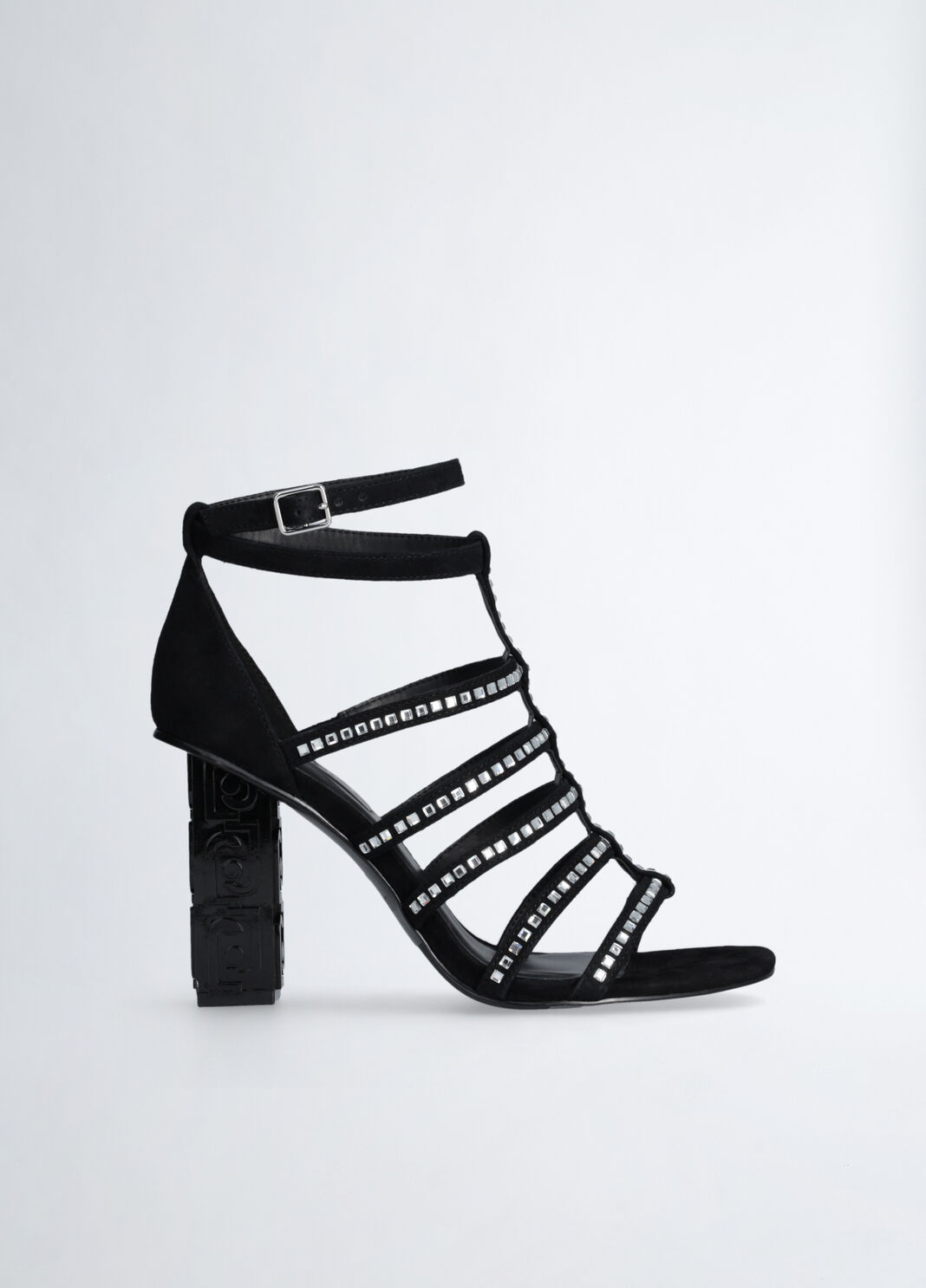 Sandals with branded heel black Liu Jo - large image number 3