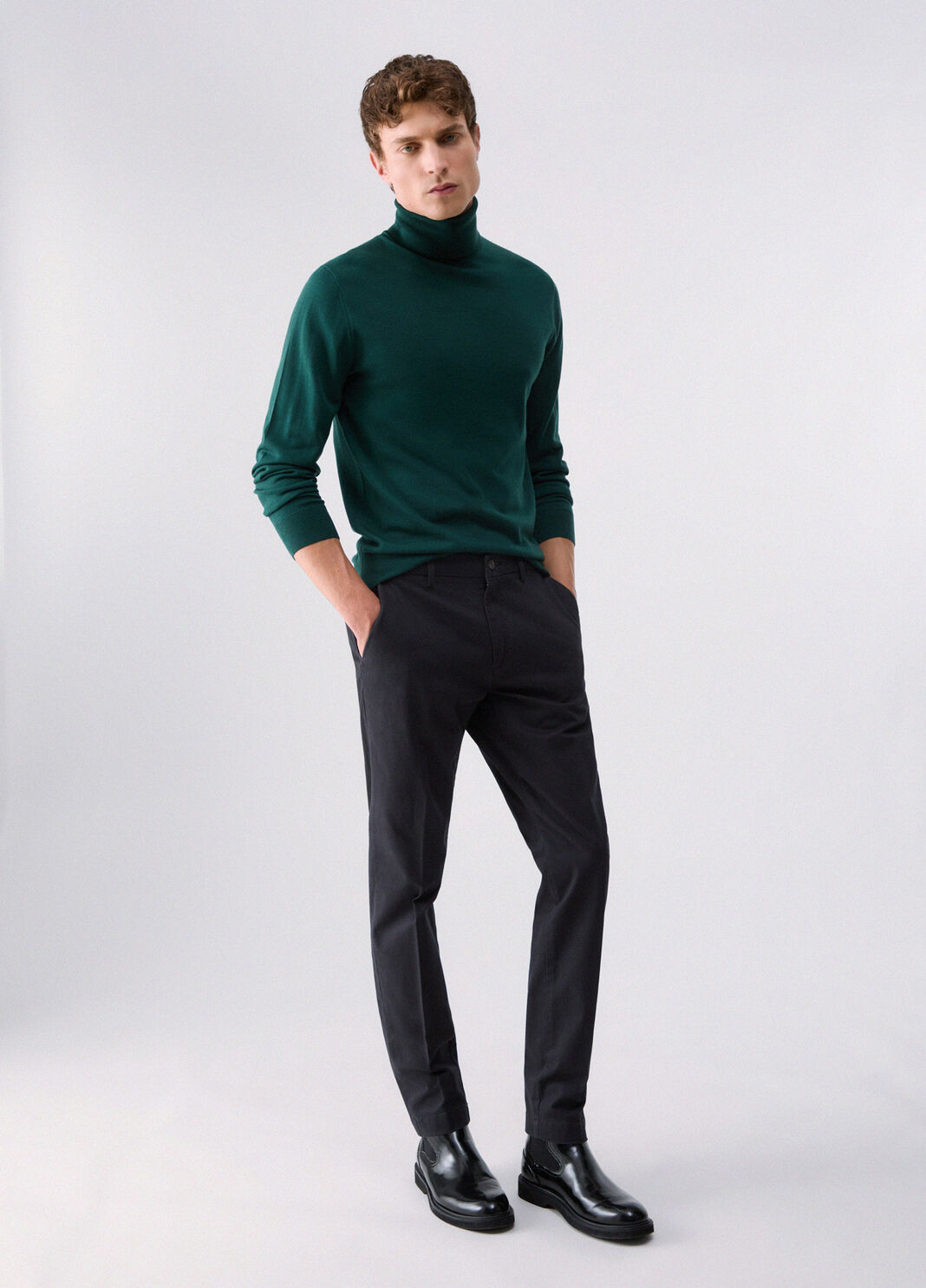 Merino Wool Turtleneck forest green Liu Jo - large image number 5