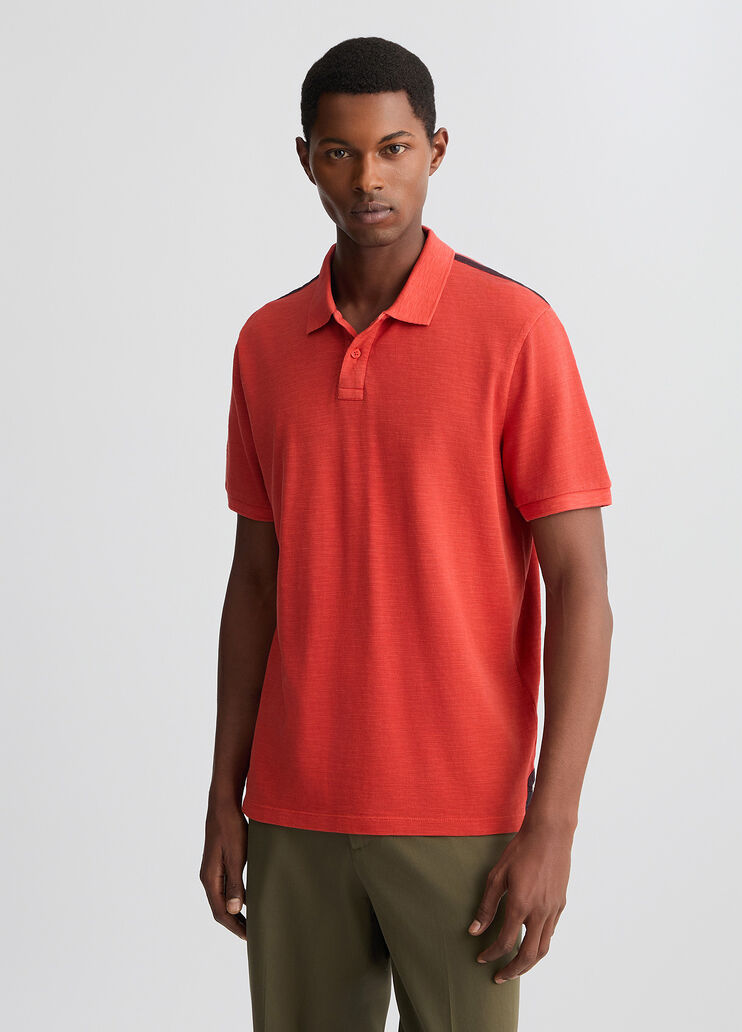 Melange polo shirt papaya Liu Jo - medium Melange polo shirt papaya Liu Jo - medium