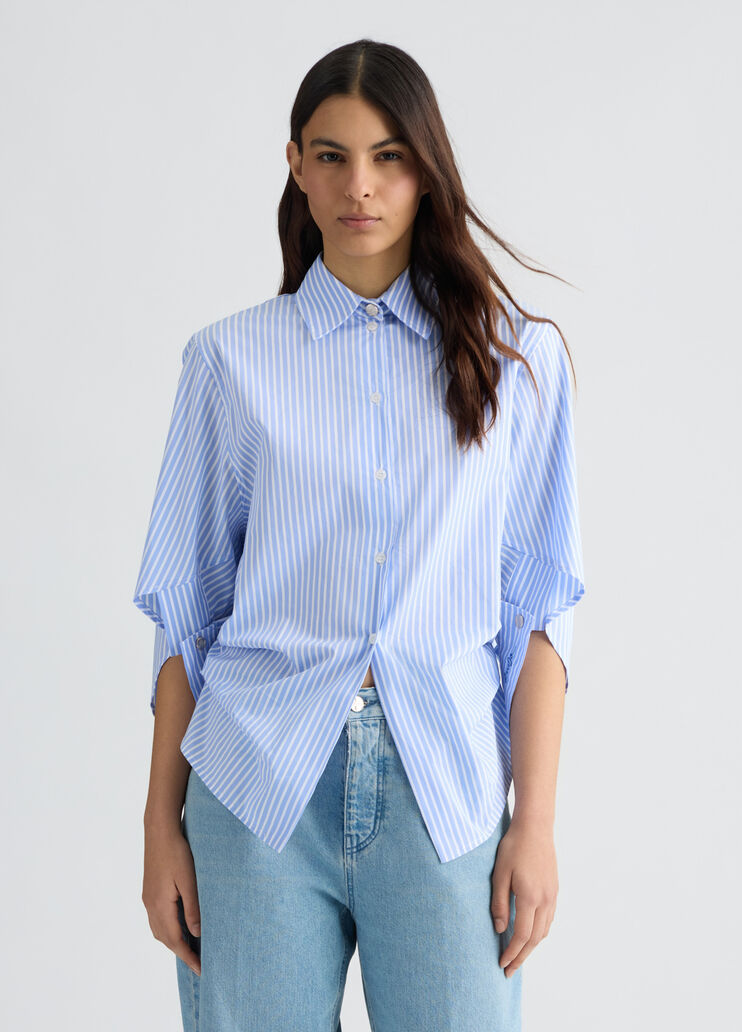 Shirt with wide sleeves light blue Liu Jo - medium Shirt with wide sleeves light blue Liu Jo - medium