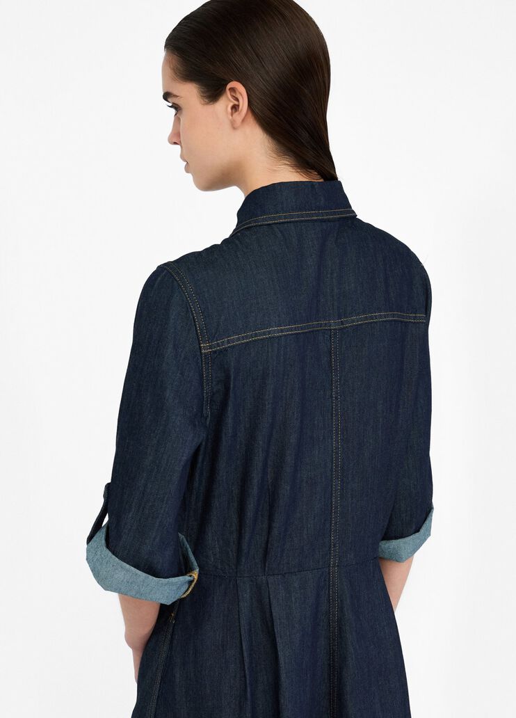 Denim shirt dress classic wash Liu Jo - large image number 4 Denim shirt dress classic wash Liu Jo - large image number 4