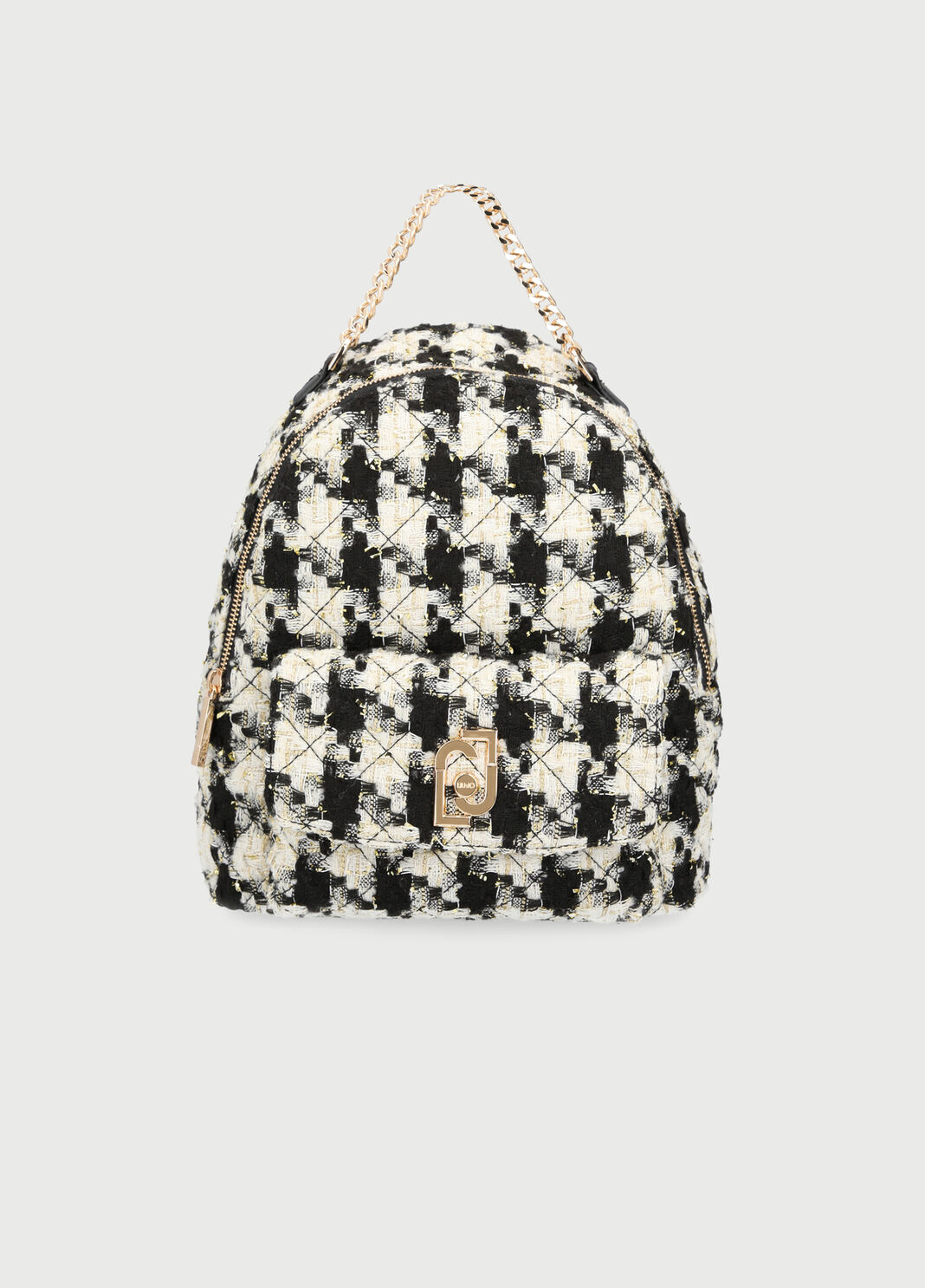 Houndstooth backpack Dogstooth check Liu Jo - large image number 0