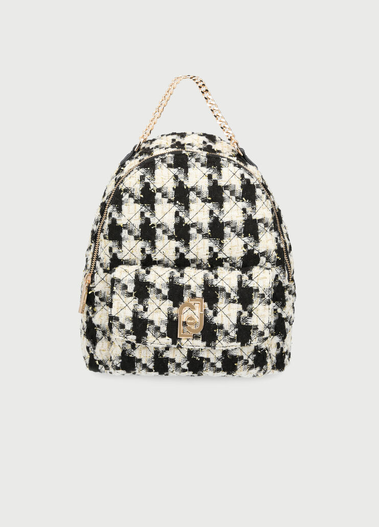 Houndstooth backpack Dogstooth check Liu Jo - large image number 0 Houndstooth backpack Dogstooth check Liu Jo - large image number 0