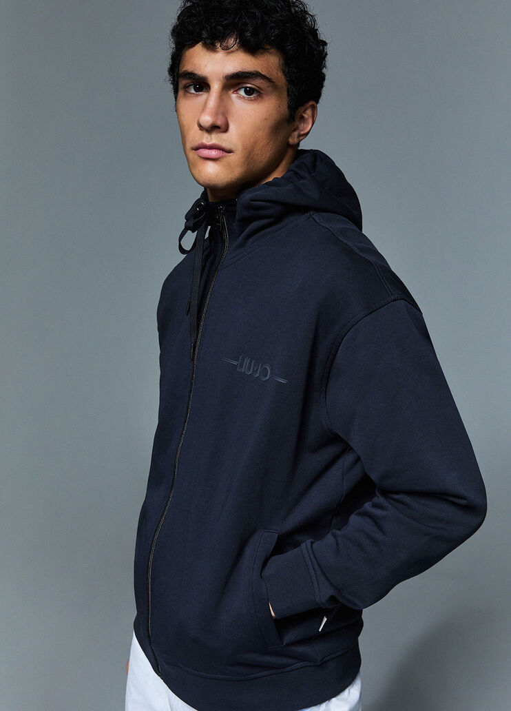 Zip-up hoody dark blue Liu Jo - medium