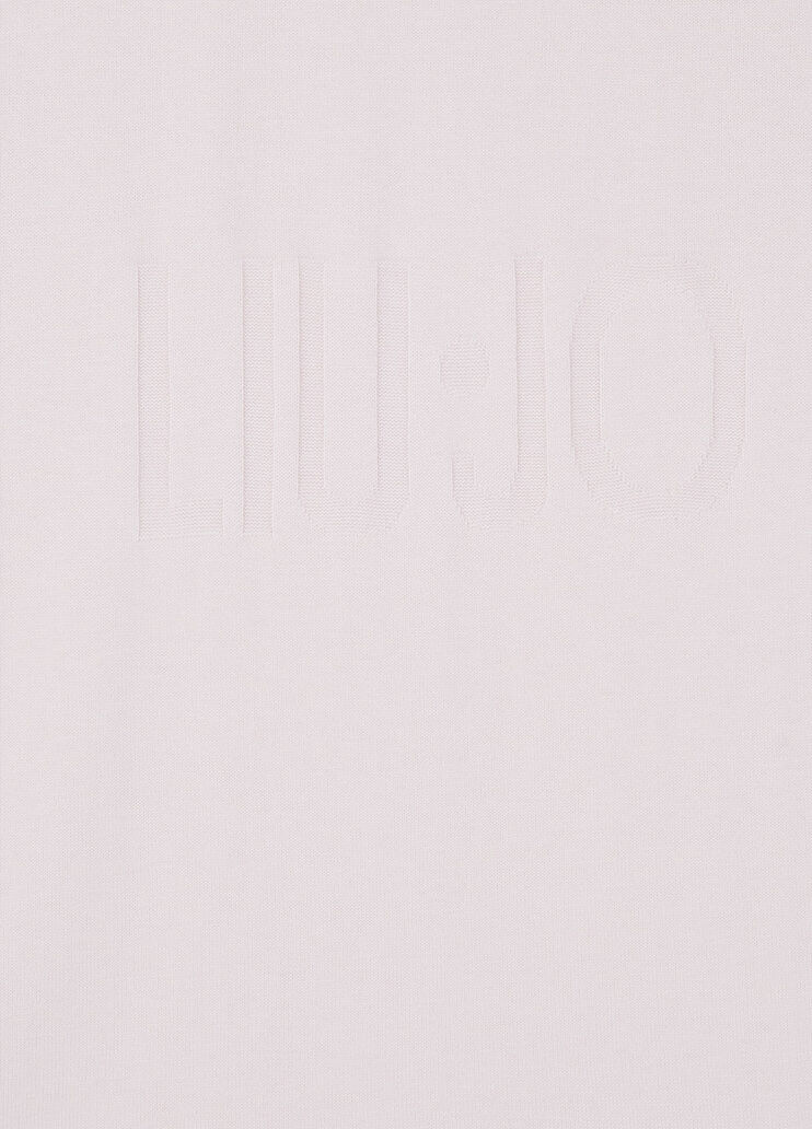 Cover with jacquard logo Pink Liu Jo - large image number 0