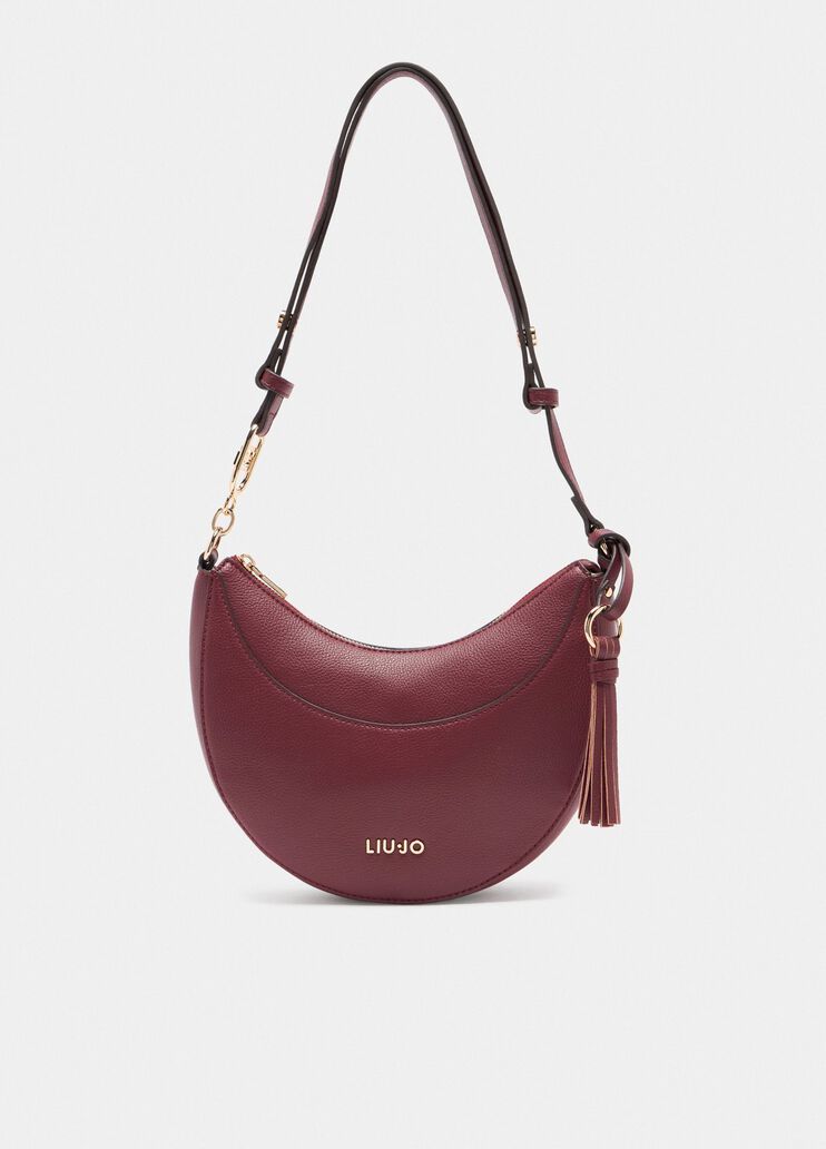 Borsa a spalla media con charm rosso Liu Jo - medium