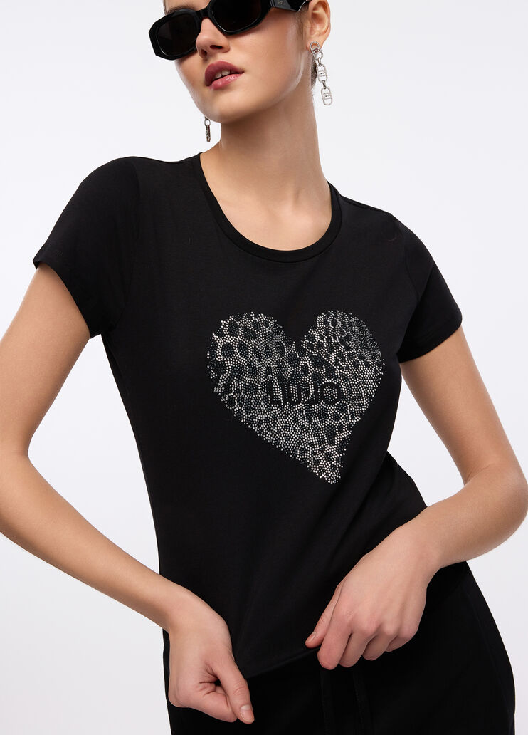 T-Shirt Liu Jo Better Schwarz Liu Jo - medium