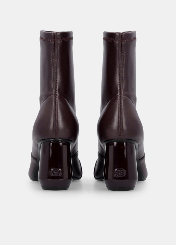 Stivaletti con tacco largo amarone Liu Jo - large image number 7