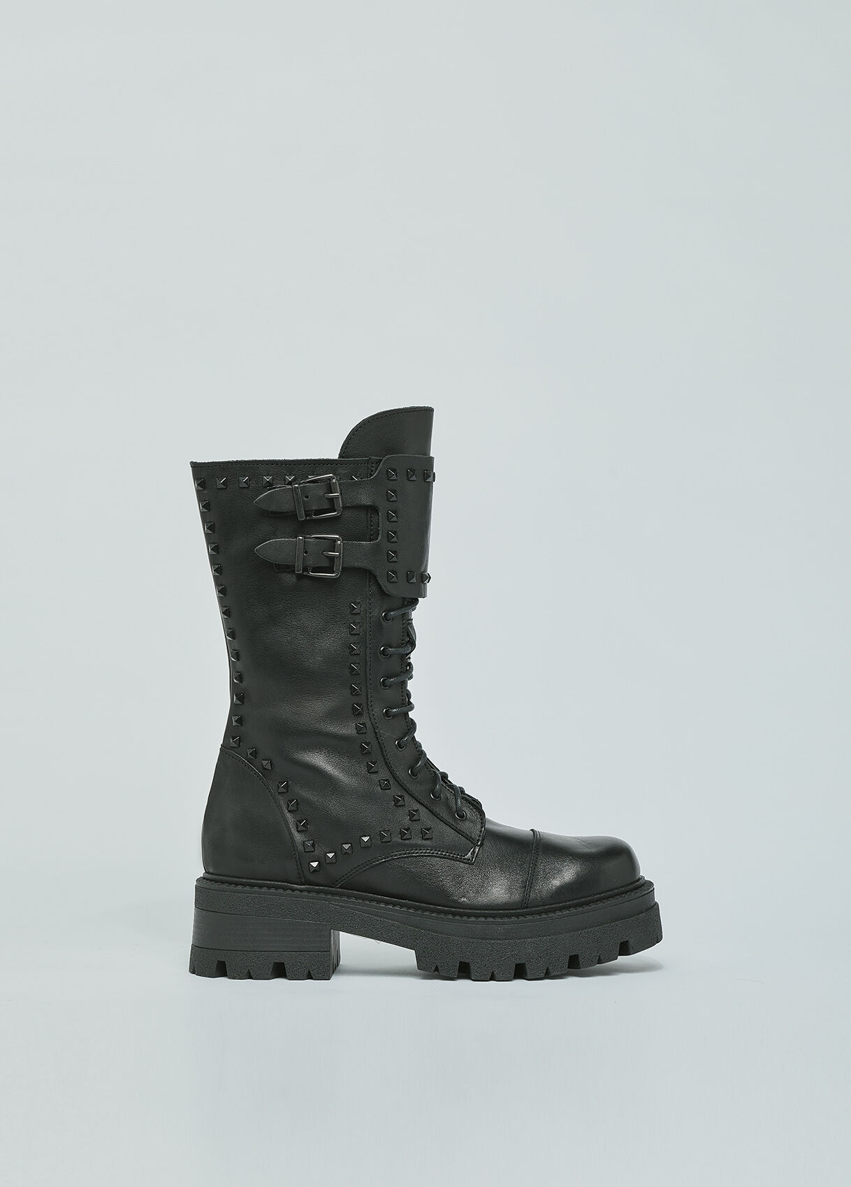 stivali con borsello