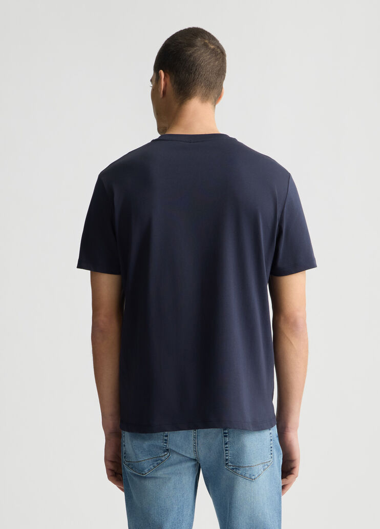 Blue T-shirt with logo dark blue Liu Jo - large image number 1 Blue T-shirt with logo dark blue Liu Jo - large image number 1