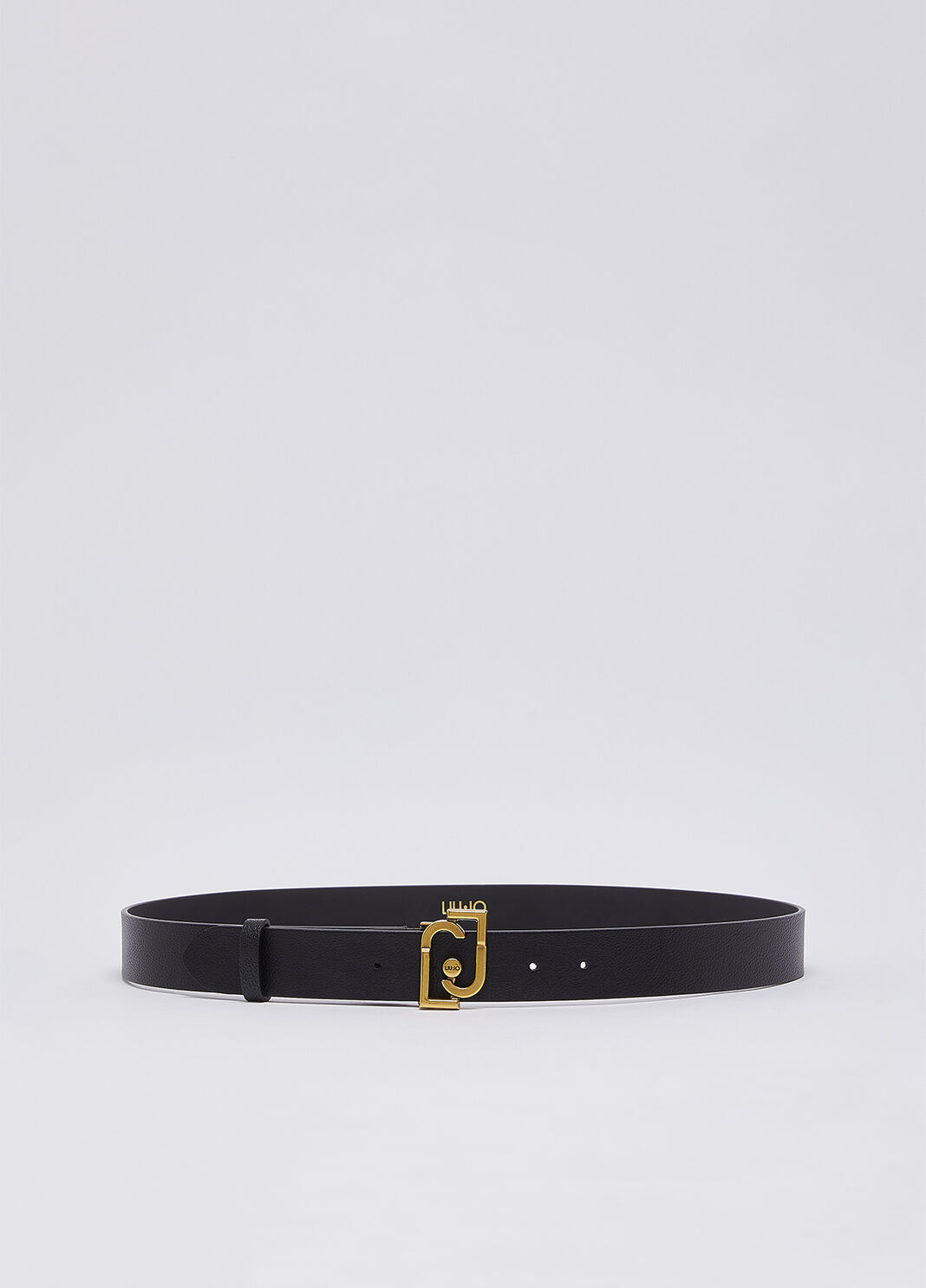 Belt with monogram logo black Liu Jo - large image number 1