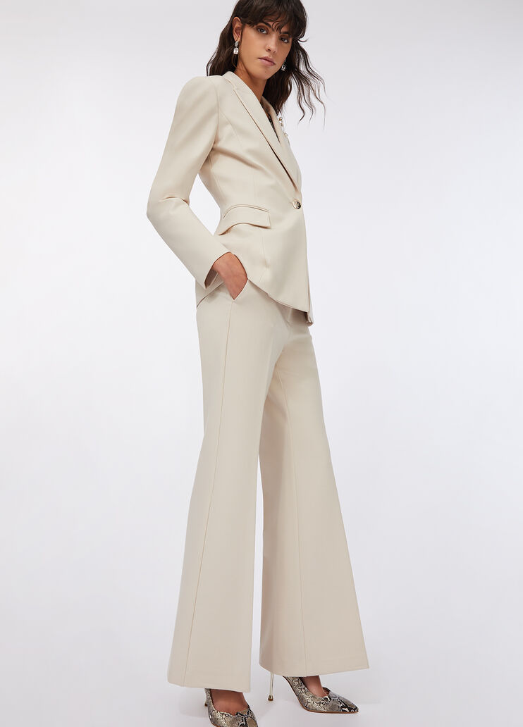 Pantaloni flare eleganti bianco Liu Jo - medium