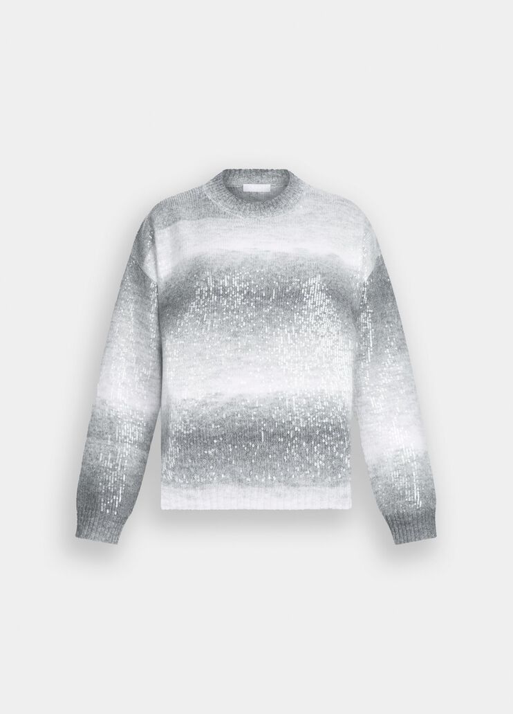 Pullover mit Pailletten Grau Liu Jo - large image number 6