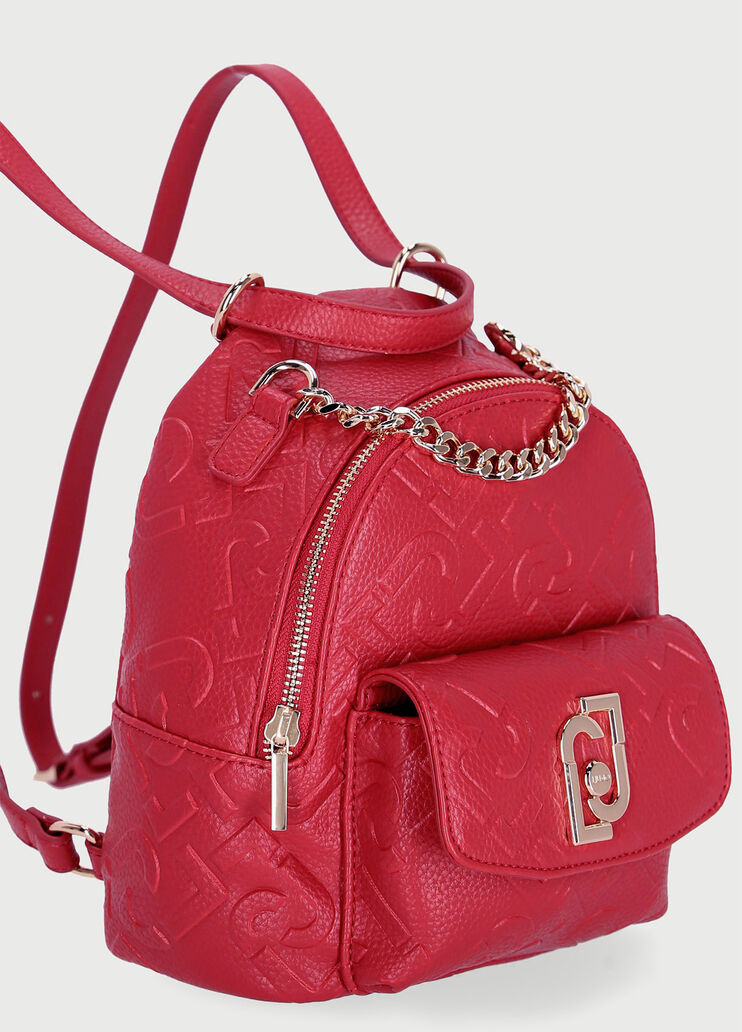 Zainetto Liu Jo Better con logo Rosso Liu Jo - large image number 4