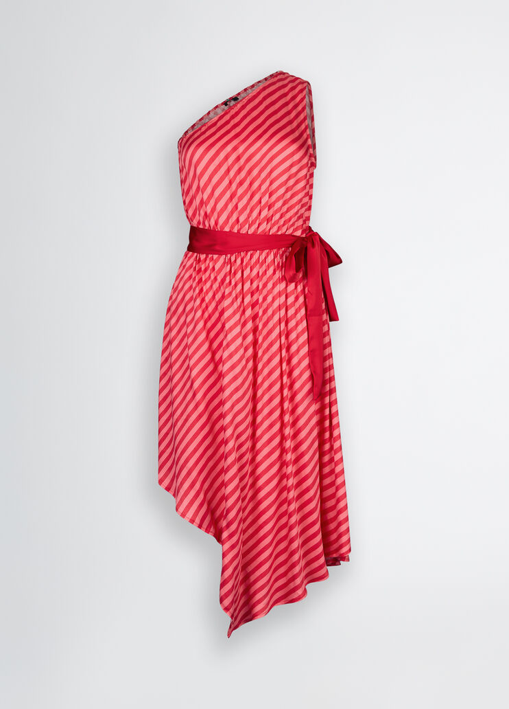 Striped dress red Liu Jo - large image number 6 Striped dress red Liu Jo - large image number 6