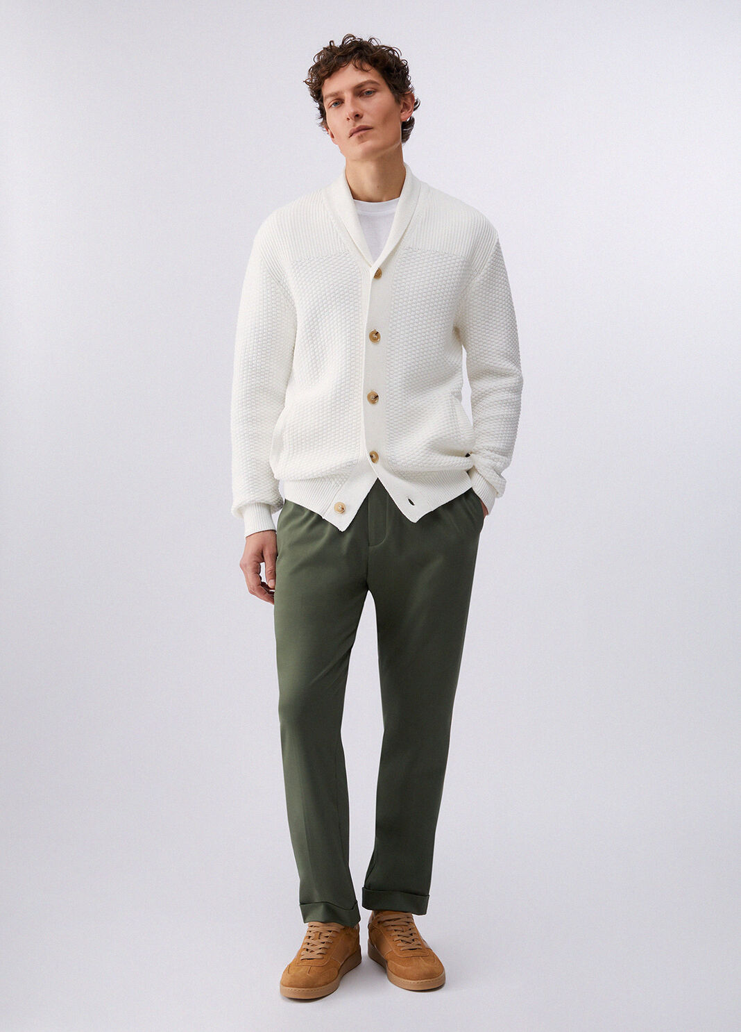 Jersey joggers thyme green Liu Jo - large image number 5