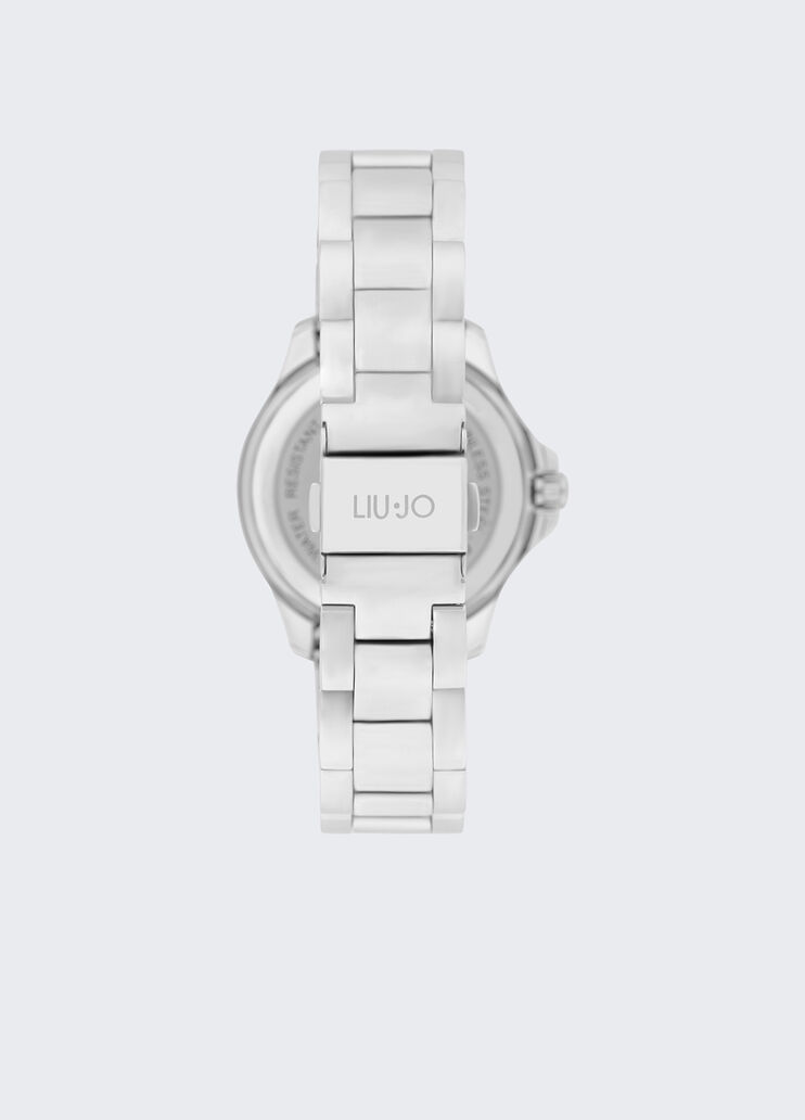 Steel watch with diamantés silver Liu Jo - large image number 2 Steel watch with diamantés silver Liu Jo - large image number 2