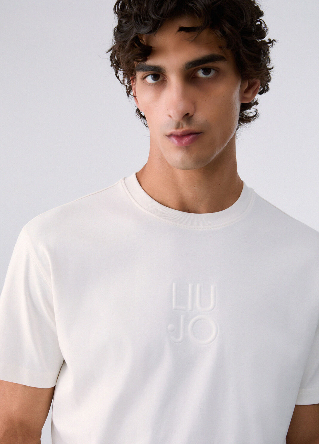 Interlock Jersey T-shirt white Liu Jo - large image number 4