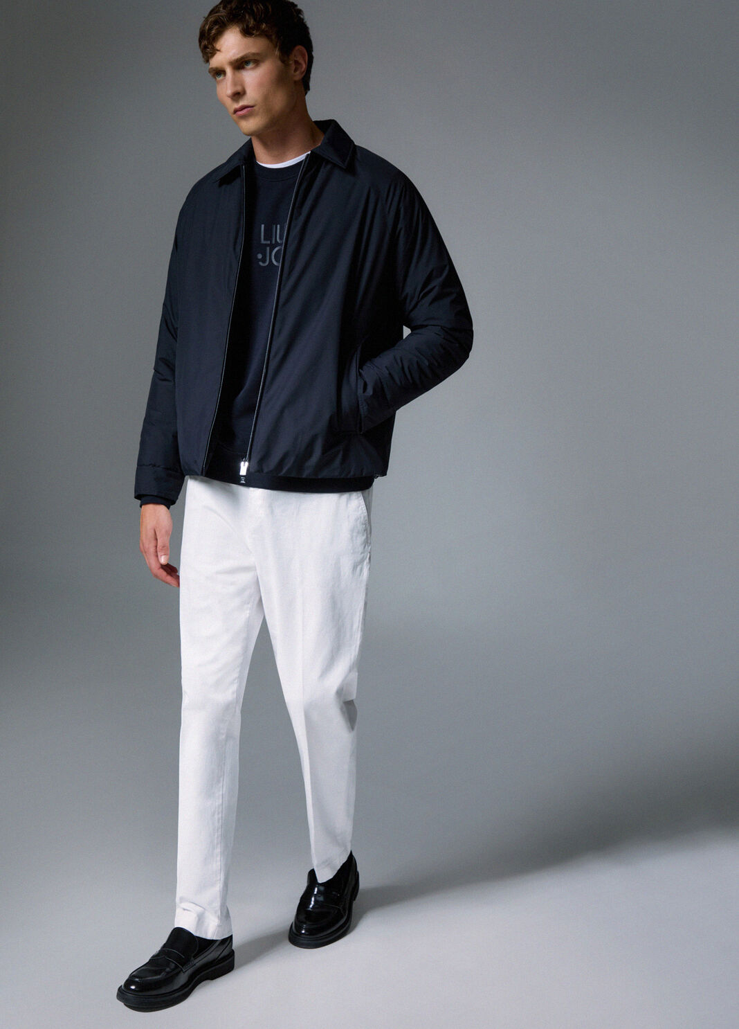 Padded utility jacket dark blue Liu Jo - large image number 3