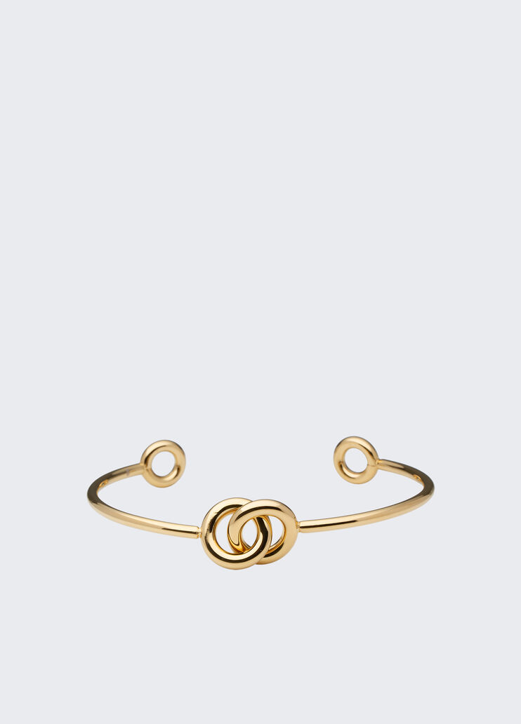 Rigid bracelet with intertwined rings gold Liu Jo - medium Rigid bracelet with intertwined rings gold Liu Jo - medium
