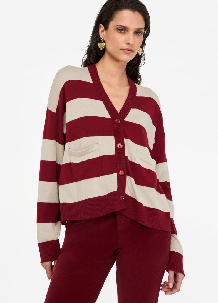 Striped cardigan red Liu Jo - large image number 2