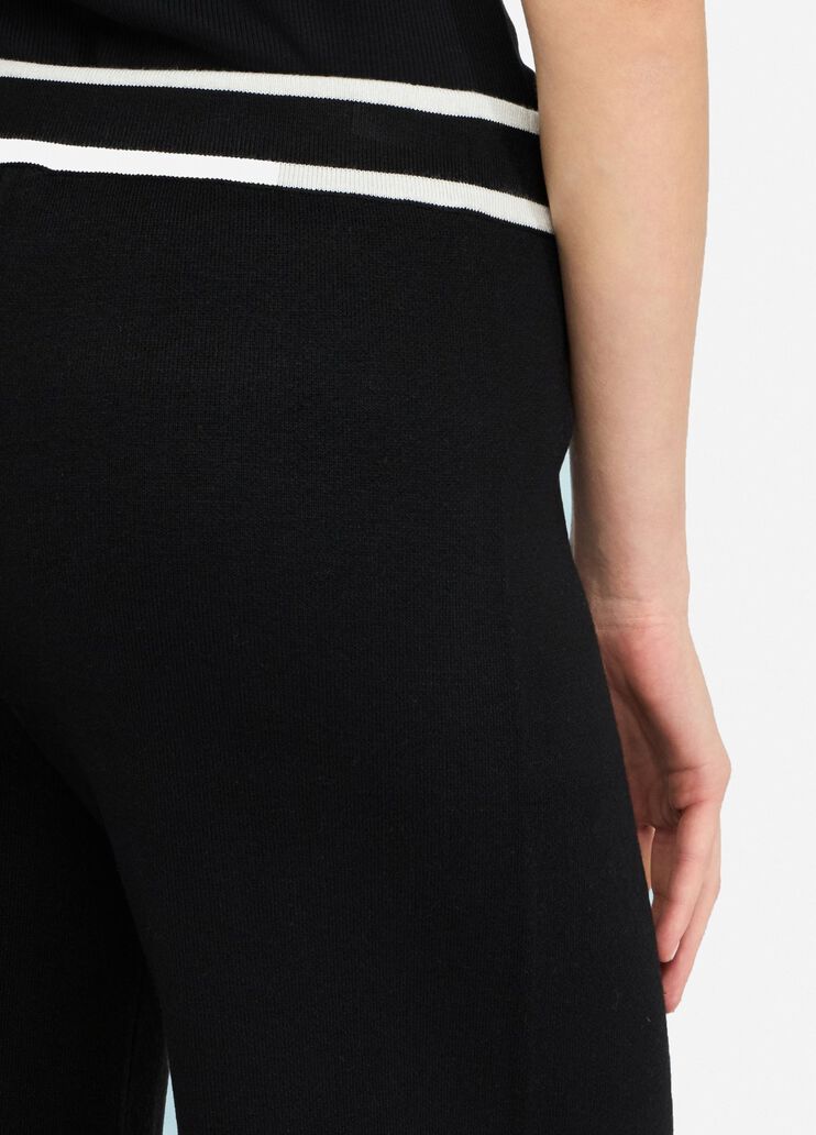 Knitted trousers black Liu Jo - large image number 4 Knitted trousers black Liu Jo - large image number 4