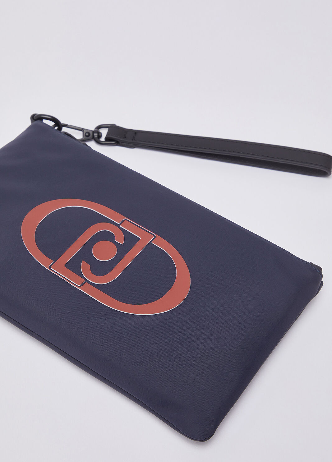 Pochette Con Maxi Logo Colore Blu Notte Liu Jo Pochette Con Maxi Logo Colore Blu Notte Liu Jo
