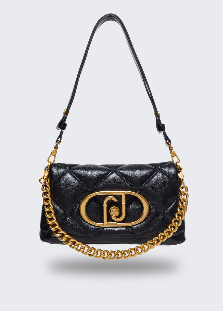 Quilted LaPuffy bag black Liu Jo - medium Quilted LaPuffy bag black Liu Jo - medium