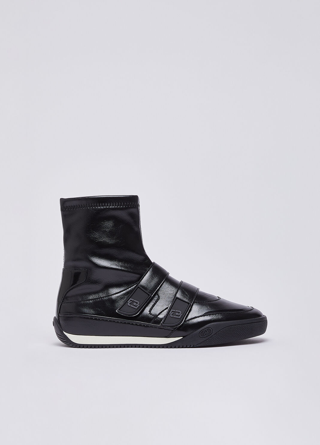 High-top sneakers with velcro black Liu Jo - large image number 0