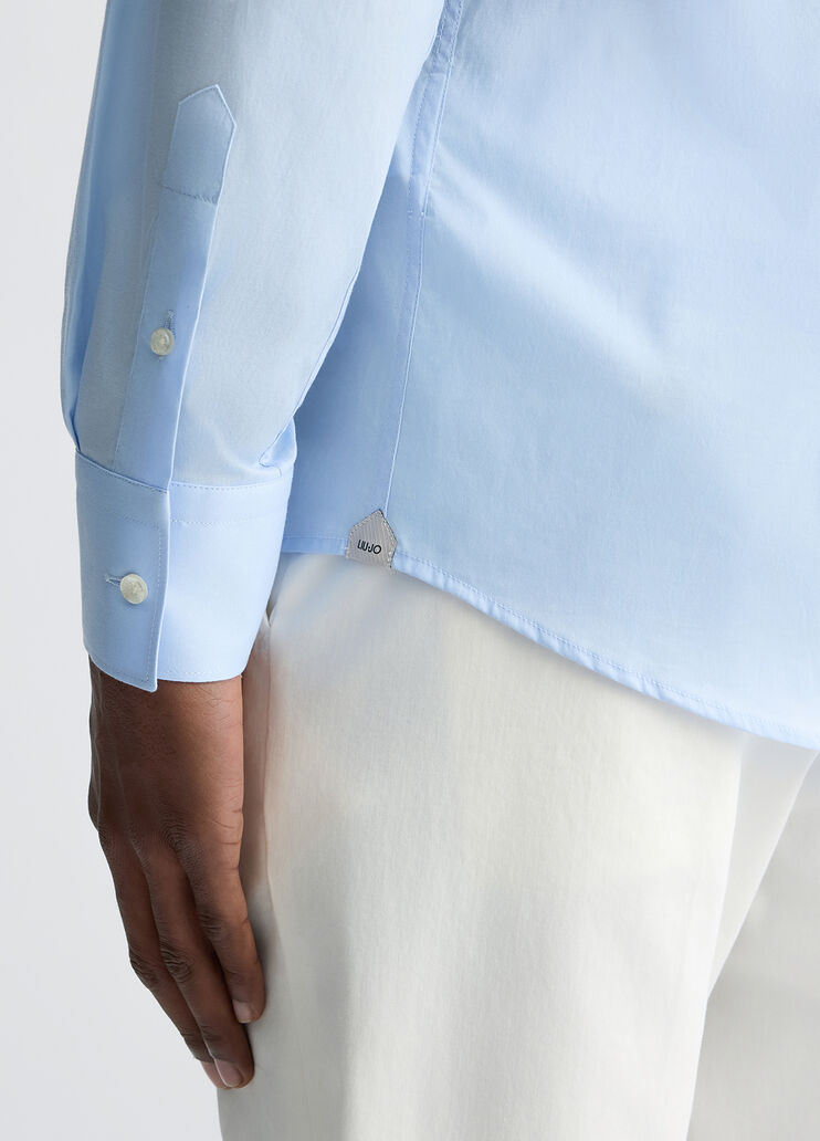 Light blue slim-fit shirt blue Liu Jo - large image number 3 Light blue slim-fit shirt blue Liu Jo - large image number 3