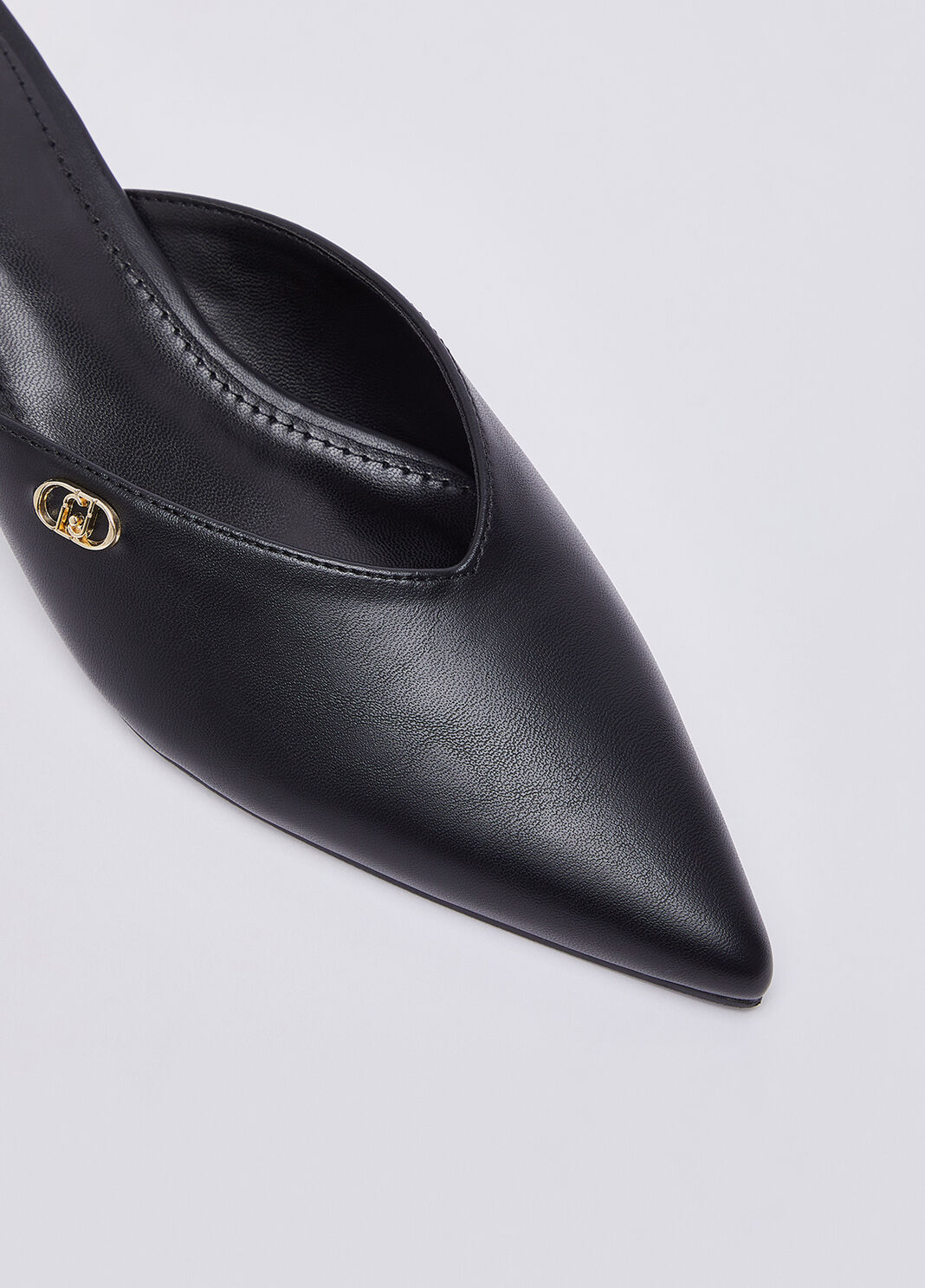 Mules with logo black Liu Jo - large image number 4