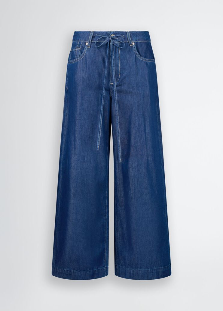 Cropped flared jeans dark denim Liu Jo - large image number 6 Cropped flared jeans dark denim Liu Jo - large image number 6