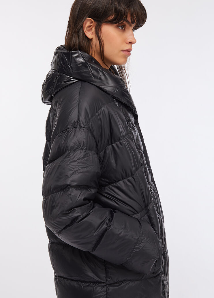 Cappotto in nylon trapuntato nero Liu Jo - large image number 3