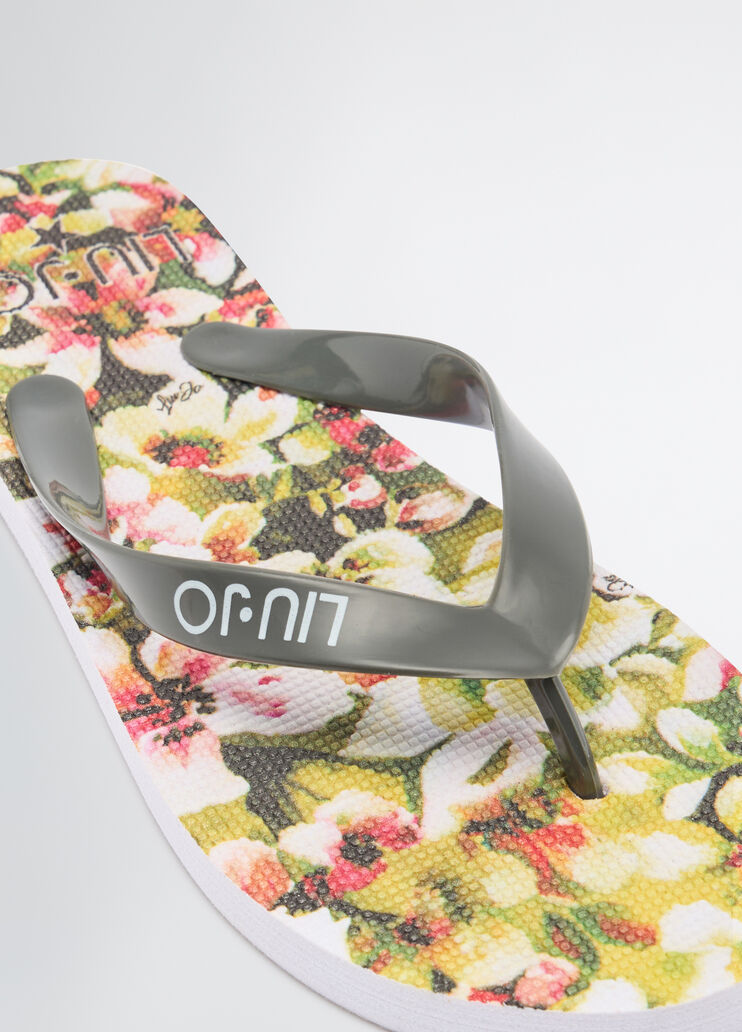 Thong sandals with floral print floral Liu Jo - medium Thong sandals with floral print floral Liu Jo - medium