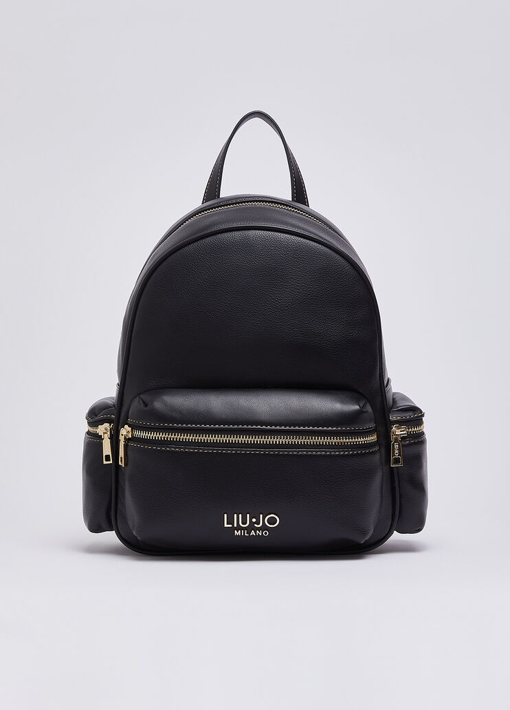 Rucksack mit Logo schwarz Liu Jo - medium