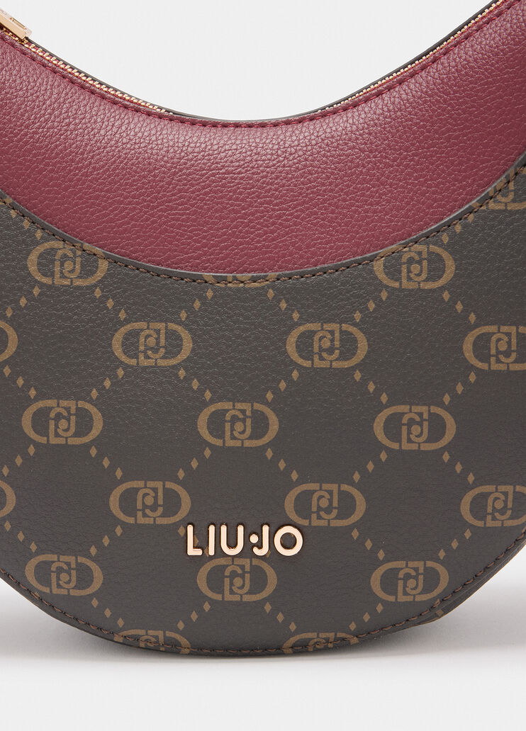 Shoulder bag with logo red Liu Jo - medium Shoulder bag with logo red Liu Jo - medium