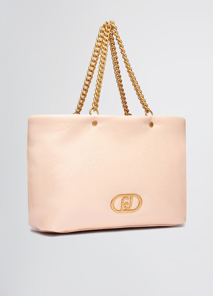 Large LaPuffy tote bag powder pink Liu Jo - large image number 2 Large LaPuffy tote bag powder pink Liu Jo - large image number 2