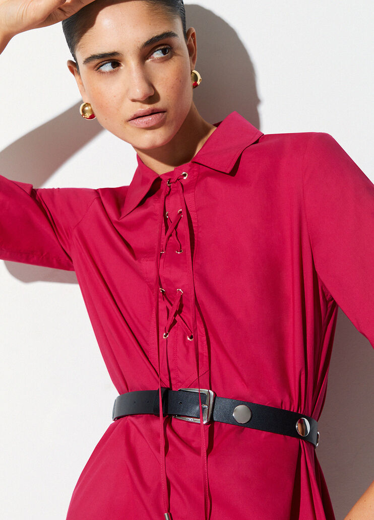 Short poplin dress red Liu Jo - medium