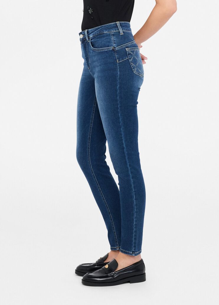 High-rise skinny jeans blue denim Liu Jo - large image number 3 High-rise skinny jeans blue denim Liu Jo - large image number 3