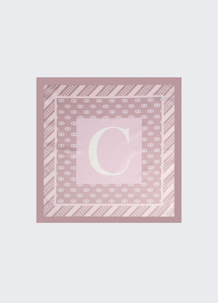 Foulard lettera C beige Liu Jo - medium
