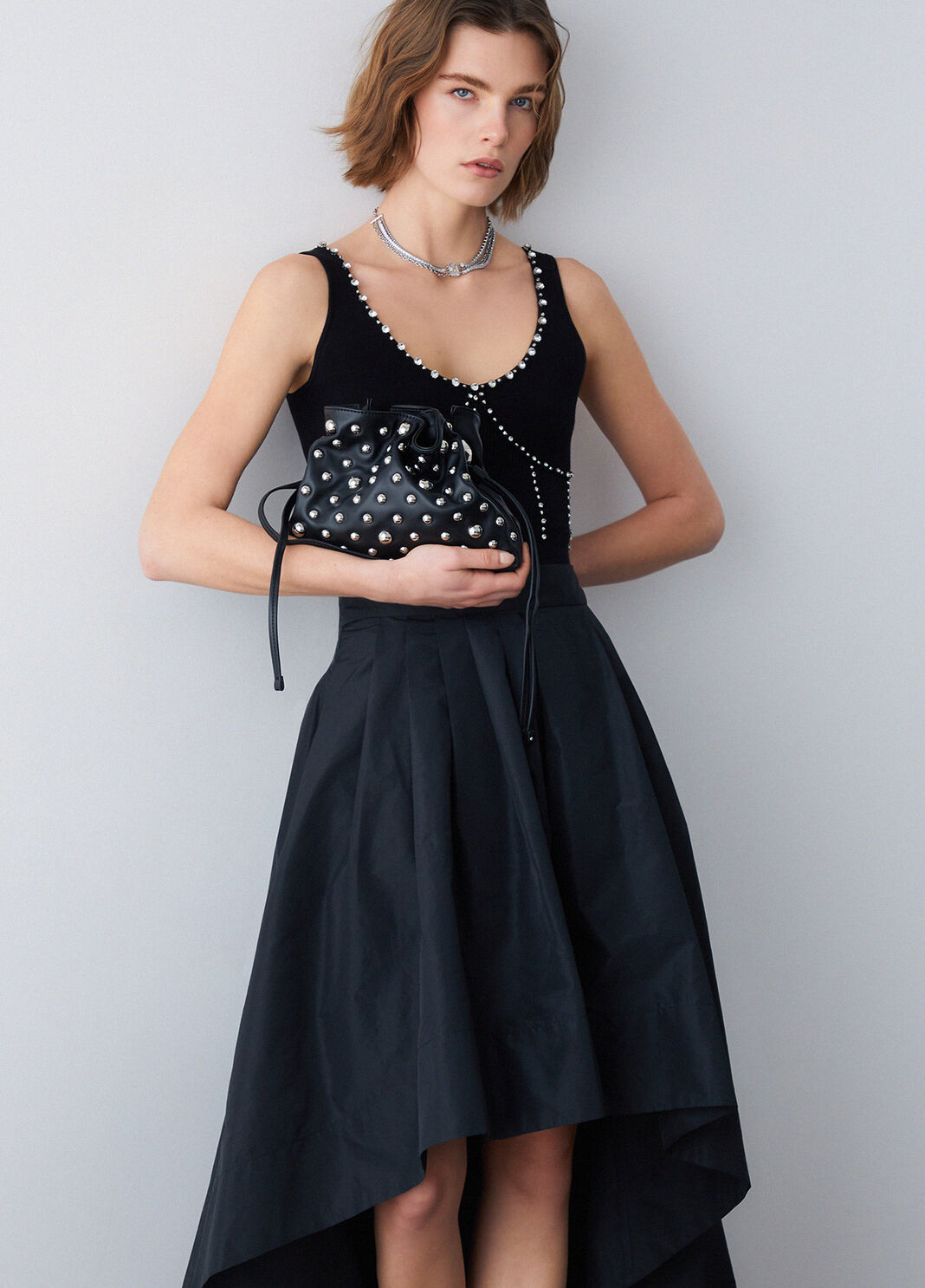 Eleganter Taftrock schwarz Liu Jo - large image number 3