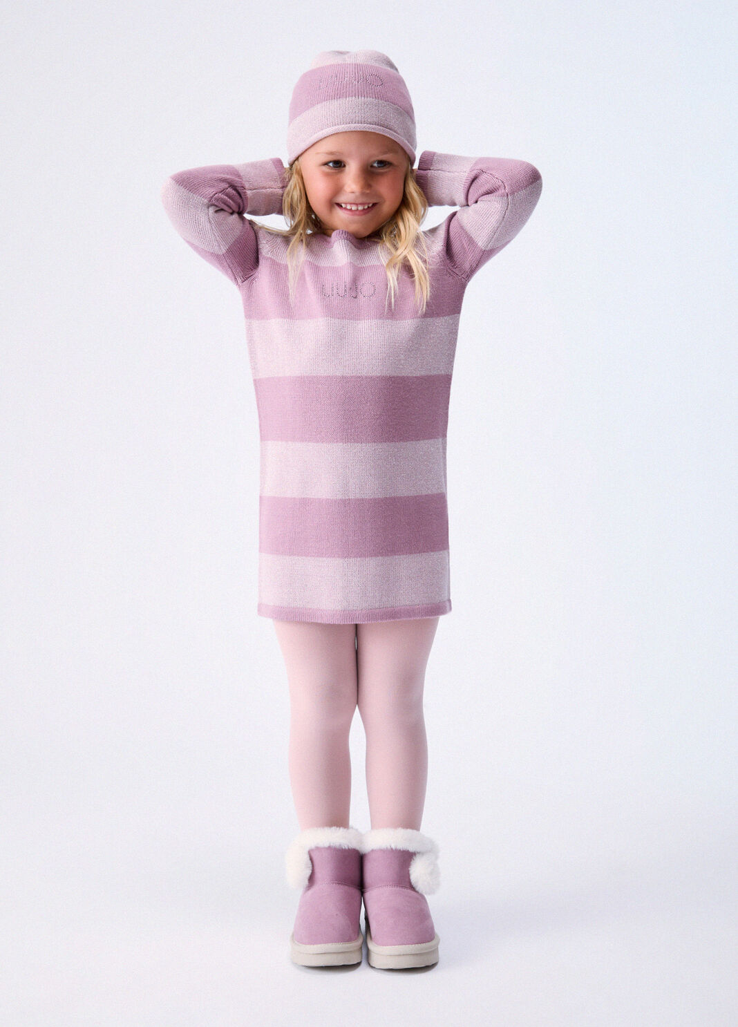 Short knit dress pink Liu Jo - large image number 1